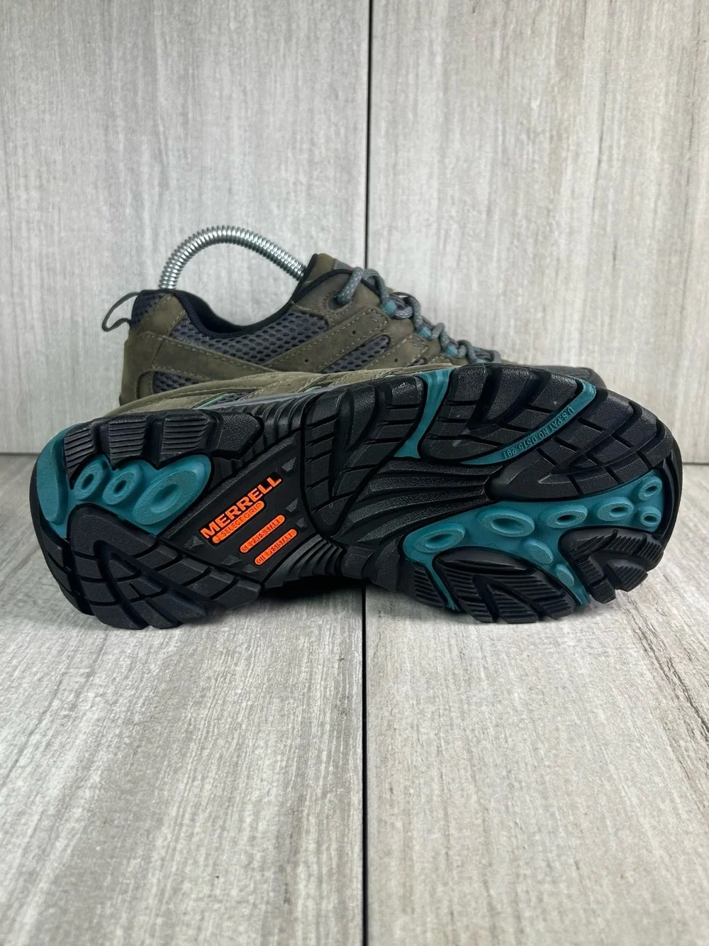 NEW Merrell Moab Vertex Vent Pewter Comp Toe Work Low Boot Shoe Men's Size 6